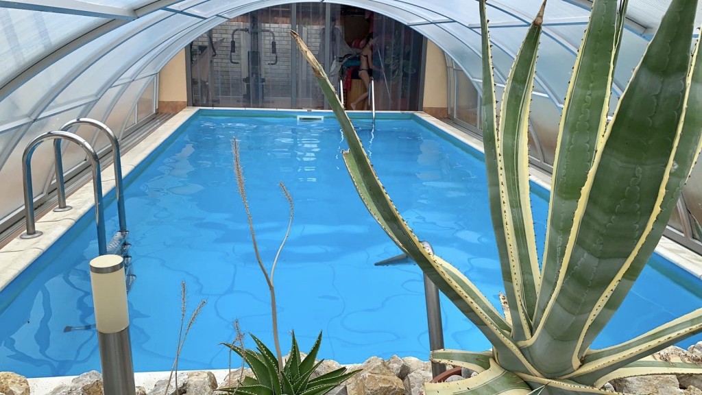 Modernes Ferienhaus mit Pool, Klima, Sauna in Balatonszarszo bis 8 Personen – Foto 4